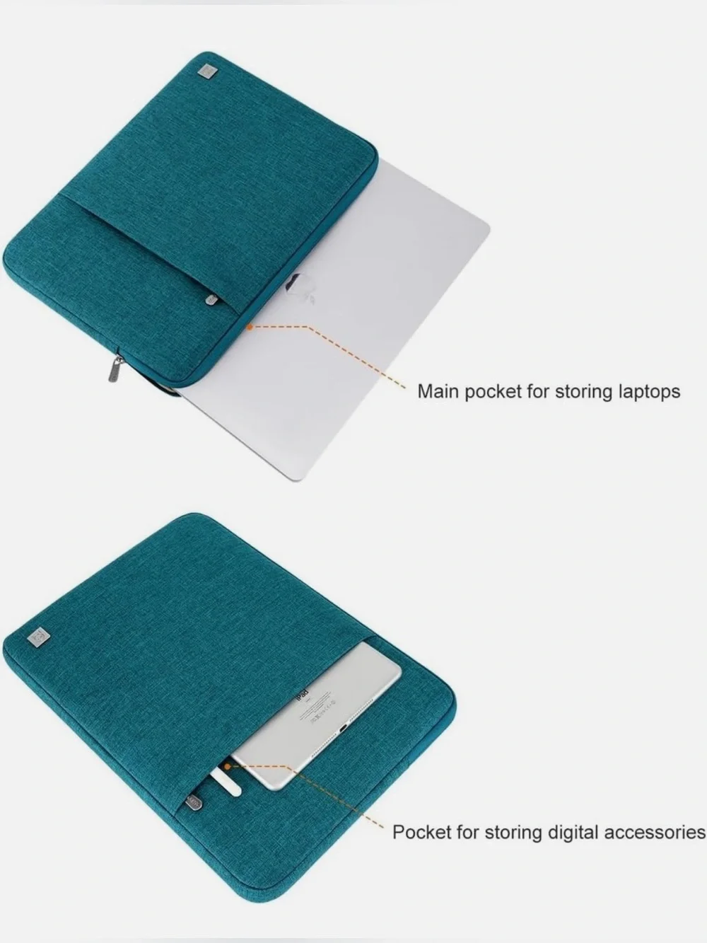 DOMISO 17” Laptop Sleeve Case ASUS ROG Strix GL702VS Teal New